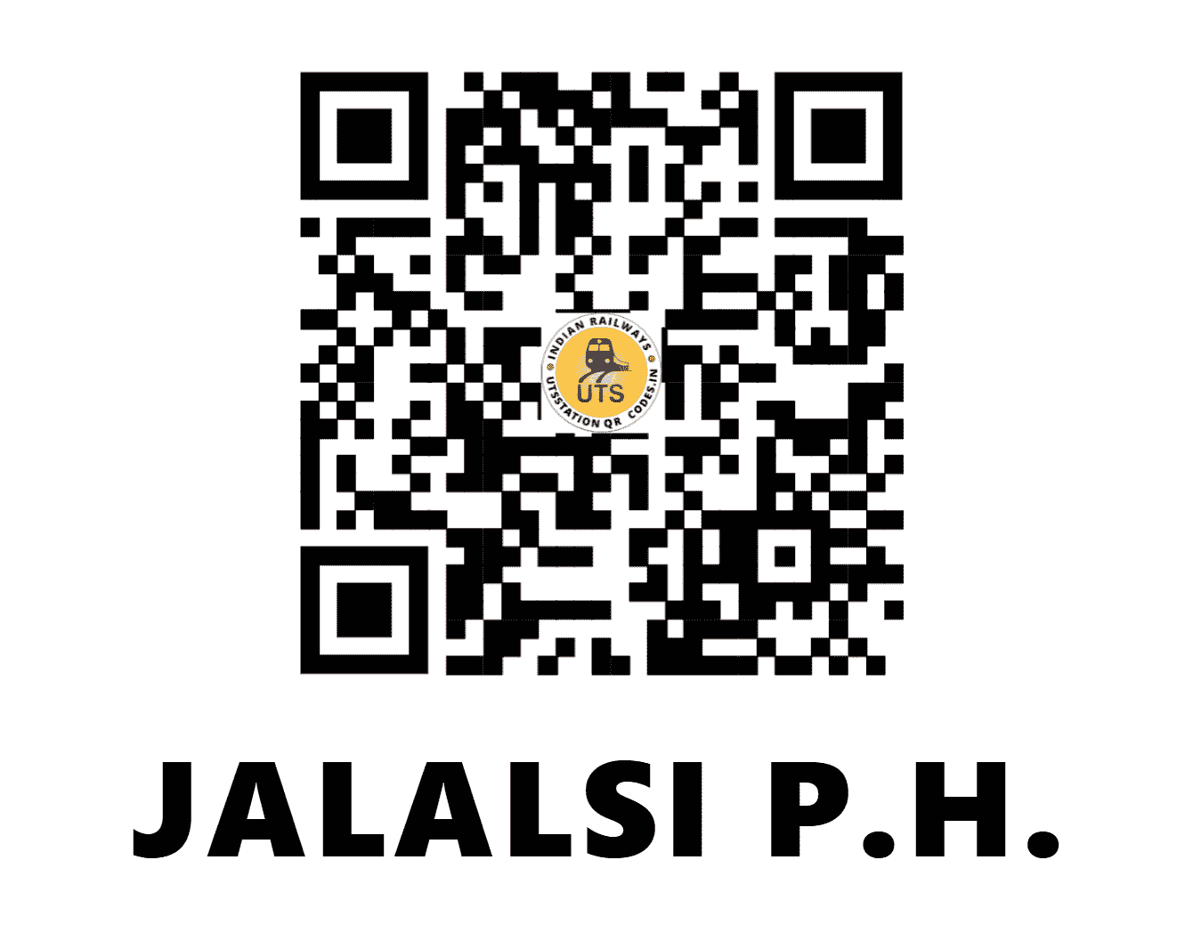 UTS QR Code for JALALSI P.H. - JLI - SE (WEST BENGAL)